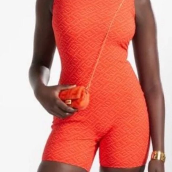 Fendi x SKIMS Sleeveless Mid Thigh Bodysuit Georgia - Picture 2 of 2